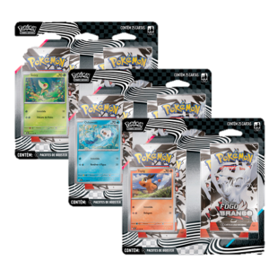 Blister Quádruplo Escarlate e Violeta 10.5 - Fogo Branco e Raio Preto (Kit com 3 unidades)