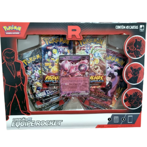 Box Coleção EX Equipe Rocket – Mewtwo EX – Original Lacrada