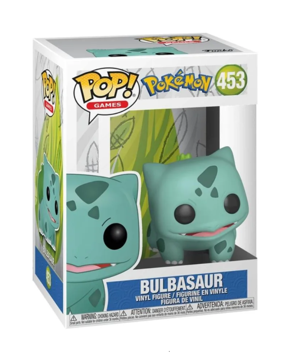 Boneco Funko Pop Pokémon Bulbasaur 453 Lacrado Original