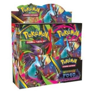 Caixa de Booster Pokémon – Mega Evolução 2: Fogo Fantasmagórico (PT-BR) – 36 pacotes